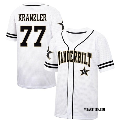 Men's Alex Kranzler Vanderbilt Commodores Replica Colosseum Free Spirited Baseball Jersey - White/Black
