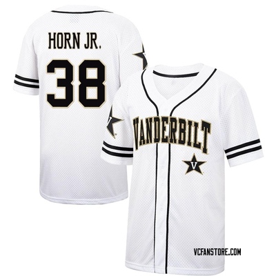 Men's David Horn Jr. Vanderbilt Commodores Replica Colosseum Free Spirited Baseball Jersey - White/Black