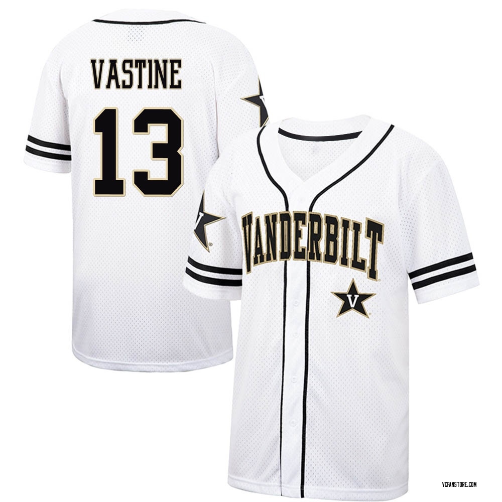 Replica Monochrome Baseball Jersey- Mens Black/White