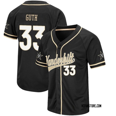 Men's Luke Guth Vanderbilt Commodores Replica Colosseum Baseball Jersey - Black