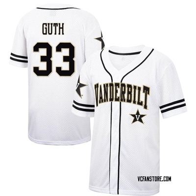 Men's Luke Guth Vanderbilt Commodores Replica Colosseum Free Spirited Baseball Jersey - White/Black