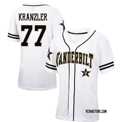 Women's Alex Kranzler Vanderbilt Commodores Replica Colosseum Free Spirited Baseball Jersey - White/Black