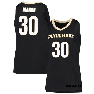 Women's Chris Manon Vanderbilt Commodores Replica Basketball Jersey - Black