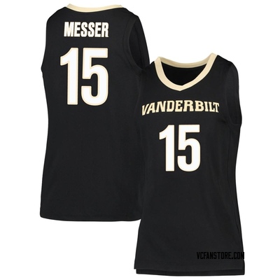 Women's Coleson Messer Vanderbilt Commodores Replica Basketball Jersey - Black