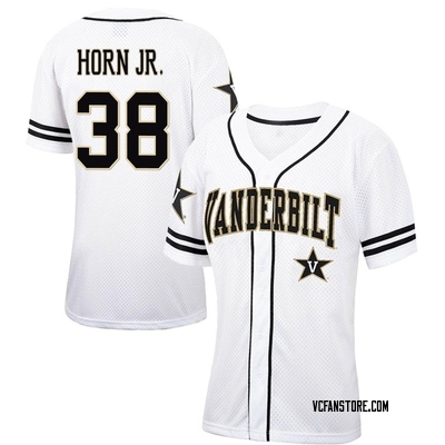 Women's David Horn Jr. Vanderbilt Commodores Replica Colosseum Free Spirited Baseball Jersey - White/Black