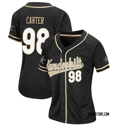 Women's Greysen Carter Vanderbilt Commodores Replica Colosseum Baseball Jersey - Black