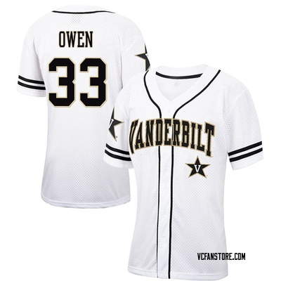 Women's Hunter Owen Vanderbilt Commodores Replica Colosseum Free Spirited Baseball Jersey - White/Black