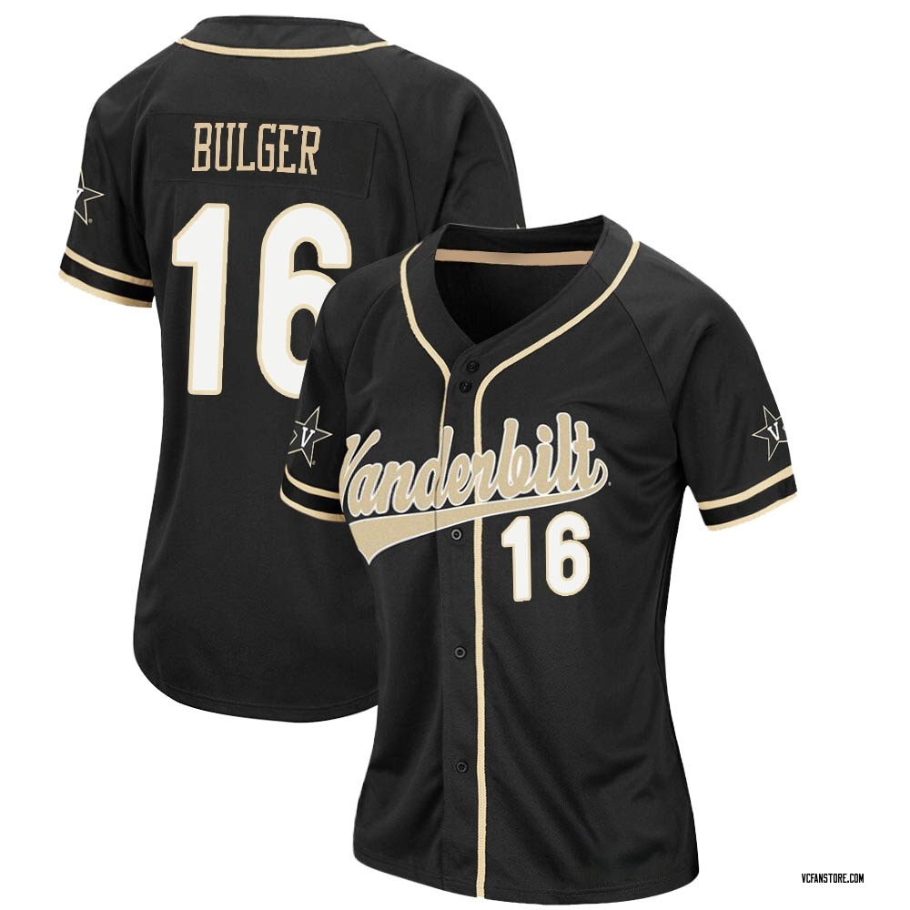 Women's Jack Bulger Vanderbilt Commodores Replica Colosseum Baseball Jersey - Black