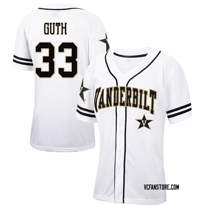 Women's Luke Guth Vanderbilt Commodores Replica Colosseum Free Spirited Baseball Jersey - White/Black