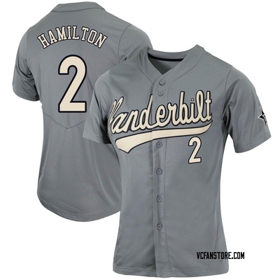 Women's RJ Hamilton Vanderbilt Commodores Replica Full-Button Baseball Jersey - Charcoal