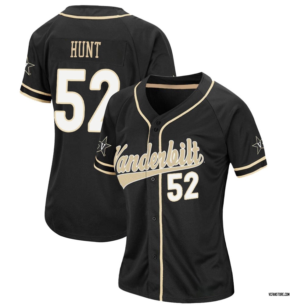 Women's Sam Hunt Vanderbilt Commodores Replica Colosseum Baseball Jersey - Black