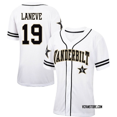 Women's Troy LaNeve Vanderbilt Commodores Replica Colosseum Free Spirited Baseball Jersey - White/Black