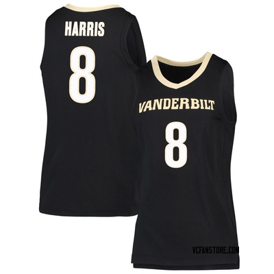 Women's Tyler Harris Vanderbilt Commodores Replica Basketball Jersey - Black