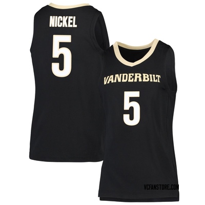Women's Tyler Nickel Vanderbilt Commodores Replica Basketball Jersey - Black