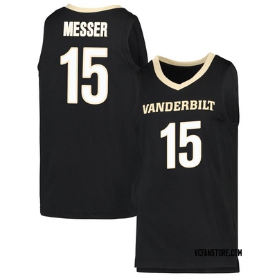 Youth Coleson Messer Vanderbilt Commodores Replica Basketball Jersey - Black