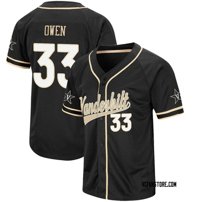 Youth Hunter Owen Vanderbilt Commodores Replica Colosseum Baseball Jersey - Black