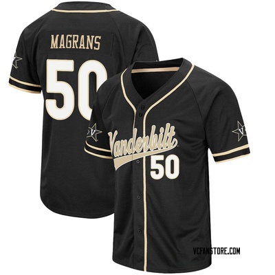 Youth Kyle Magrans Vanderbilt Commodores Replica Colosseum Baseball Jersey - Black