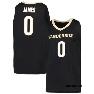 Youth Mike James Vanderbilt Commodores Replica Basketball Jersey - Black