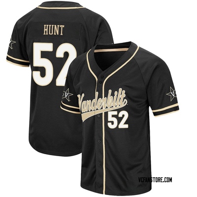 Youth Sam Hunt Vanderbilt Commodores Replica Colosseum Baseball Jersey - Black